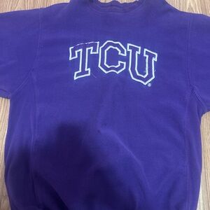 & Other Stories Purple TCU Sweatshirt